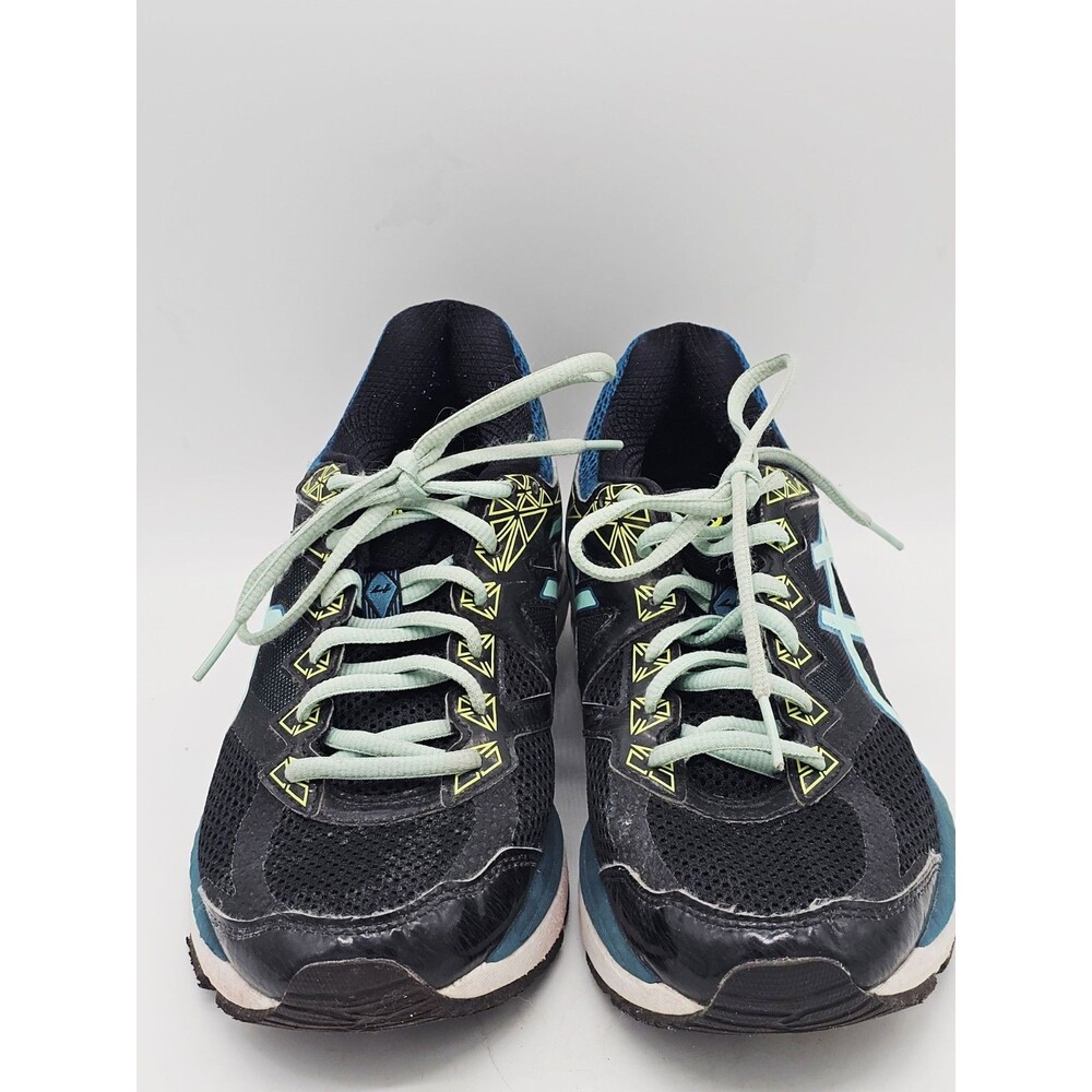 ASICS GT-2000 4 T656N Women's Running Shoes Size 8.5 BlackAqua Athletic Sneakers